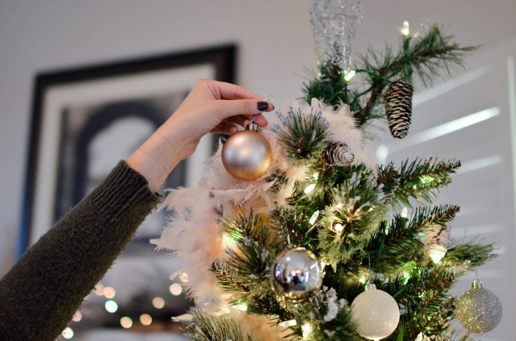 Make Merry Memories Around a Festive, Prelit Artificial Christmas Tree